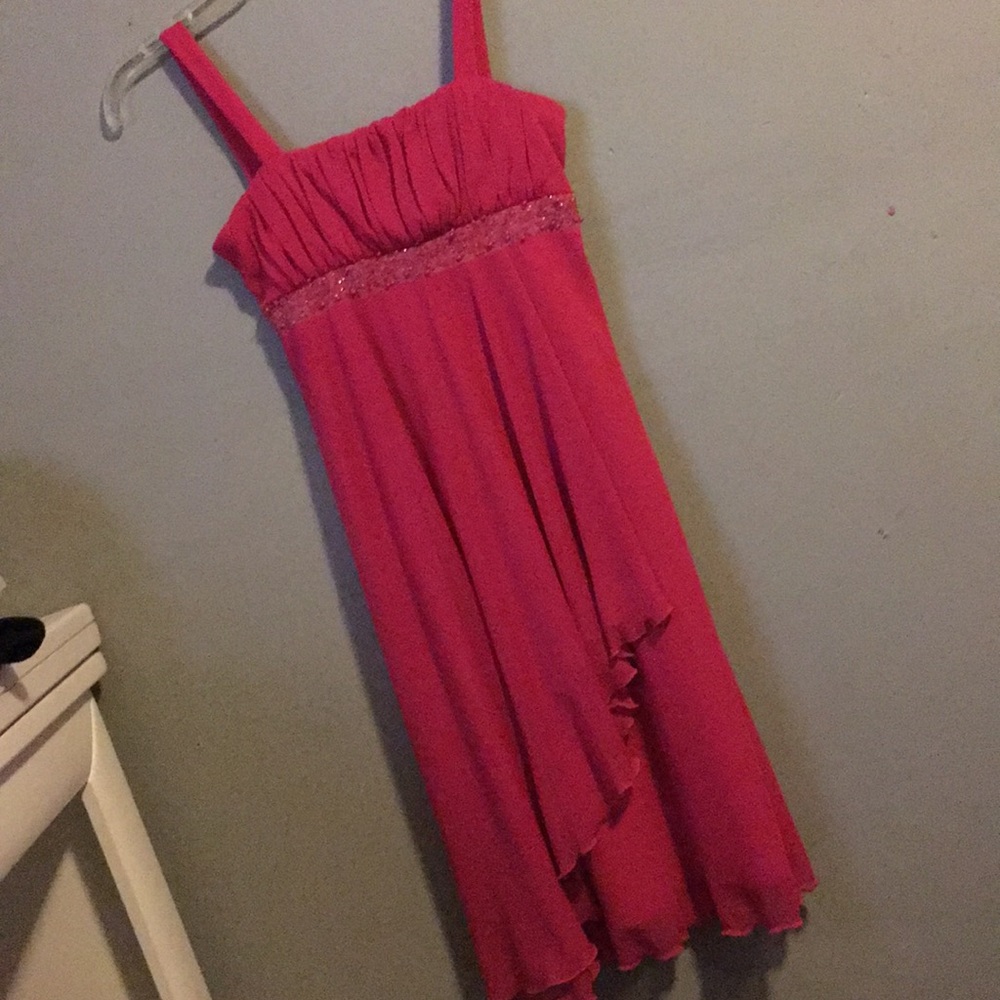 Beautiful hot pink dress 👗🦋